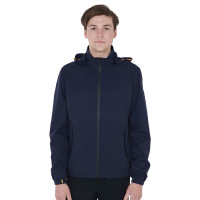 Technische 3-Lagen-Herren-Regenjacke Equestro Marine Marineblau