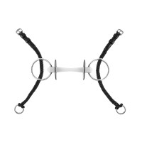 Nylon-Gebiss von Equestro Schwarz