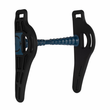 Pelham-Gebiss Sensible Wave schwarz/blau Acavallo