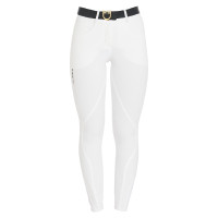 Damenreithose mit Kniegrip aus technischem Gewebe Clio Equestro Weiß Weiß Damenreithose mit Kniegrip aus technischem Gewebe Clio Equestro Weiß Weiß