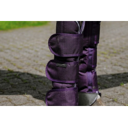 Transportgamaschen Equithème Tyrex 600D Pflaume Lila Transportgamaschen Equithème Tyrex 600D Pflaume Lila