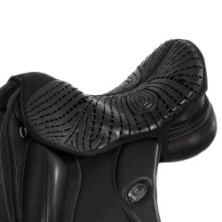 Gel-Sitzschutz Air Plus für Dressur mit 10 mm Außengel Acavallo Schwarz