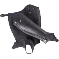 Mini-Chaps Equithème Primera genarbtes Leder Braun Mini-Chaps Equithème Primera genarbtes Leder Braun