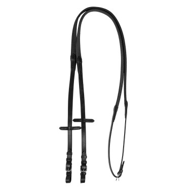 Leder- und Gummizügel Kris 5/8" Acavallo Leder- und Gummizügel Kris 5/8" Acavallo