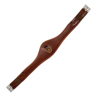 Anatomischer Hindernisgurt aus Kalbsleder Acavallo Cognac Braun Anatomischer Hindernisgurt aus Kalbsleder Acavallo Cognac Braun