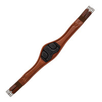 Anatomischer Hindernisgurt aus Kalbsleder Acavallo Cognac Braun Anatomischer Hindernisgurt aus Kalbsleder Acavallo Cognac Braun