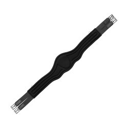 Anatomischer Ledergurt mit geprägtem und gepolstertem Neopren Equestro Anatomischer Ledergurt mit geprägtem und gepolstertem Neopren Equestro