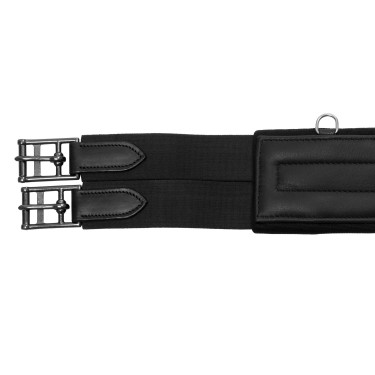 Anatomischer Ledergurt mit geprägtem und gepolstertem Neopren Equestro Anatomischer Ledergurt mit geprägtem und gepolstertem Neopren Equestro