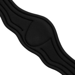 Anatomischer Ledergurt mit geprägtem und gepolstertem Neopren Equestro Anatomischer Ledergurt mit geprägtem und gepolstertem Neopren Equestro