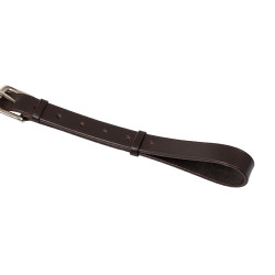 Thiedemann-Zügel aus italienischem Leder und röhrenförmigem Nylon Acavallo Dunkelbraun Thiedemann-Zügel aus italienischem Leder und röhrenförmigem Nylon Acavallo Dunkelbraun