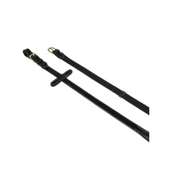 Zügel aus Stoff mit Messingschnallen Modell Lionel Equestro Schwarz Zügel aus Stoff mit Messingschnallen Modell Lionel Equestro Schwarz