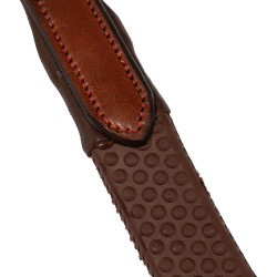 Leder- und Gummizügel Kris 5/8" Acavallo Cognac Braun