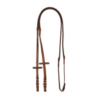 Rênes en cuir et caoutchouc avec boucles argentées (1,6 cm) Equestro Noir