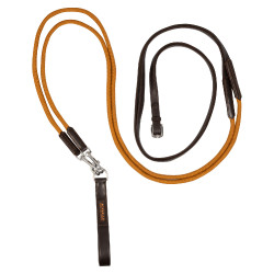 Deutsche Zügel aus weichem Leder und Nylonseil Acavallo