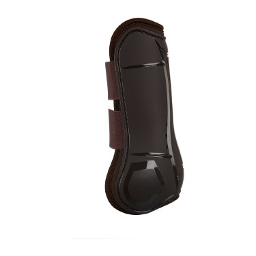 Gamaschen und Streichkappen für junge Pferde aus TPU und Neopren Equestro Braun