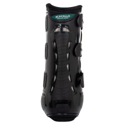 Anatomische hintere Dressurgamaschen Acavallo Schwarz
