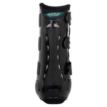 Anatomische hintere Dressurgamaschen Acavallo Schwarz