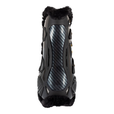 Anatomische Gamaschen mit synthetischem Lammfell Spider Man Equestro Schwarz