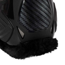 Anatomische Gamaschen mit synthetischem Lammfell Spider Man Equestro Schwarz