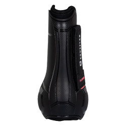 Anatomische Gamaschen mit doppeltem Klettverschluss Platinum Equestro Schwarz