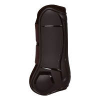 Anatomische Gamaschen mit doppeltem Klettverschluss Platinum Equestro Braun