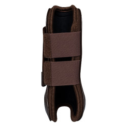 Anatomische Gamaschen mit doppeltem Klettverschluss Platinum Equestro Braun