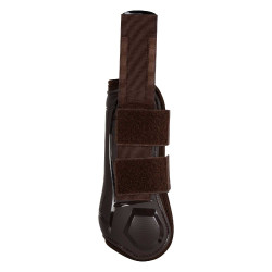 Anatomische Gamaschen mit doppeltem Klettverschluss Platinum Equestro Braun