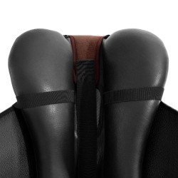 Gel-Sitzschutz Air Plus für Dressur mit 10 mm Außengel Acavallo Braun