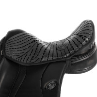 Gel-Sitzschutz Air Plus für Dressur mit 10 mm Außengel Acavallo Schwarz