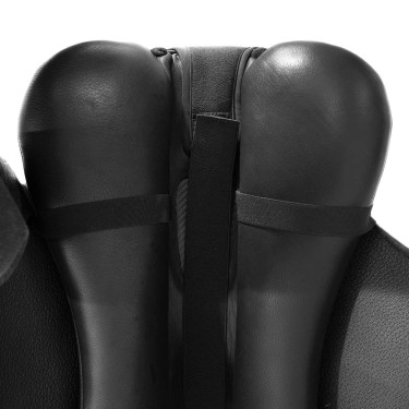 Gel-Sitzschutz Air Plus für Dressur mit 10 mm Außengel Acavallo Schwarz