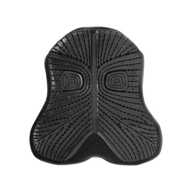 Gel-Sitzschutz Air Plus für Dressur mit 10 mm Außengel Acavallo Schwarz