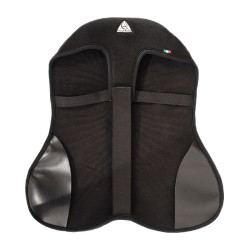 Gel-Sitzschutz Air Plus für Dressur mit 10 mm Außengel Acavallo Schwarz