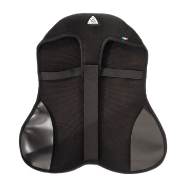 Gel-Sitzschutz Air Plus für Dressur mit 10 mm Außengel Acavallo Schwarz