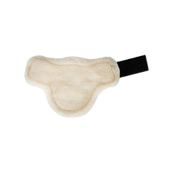 Fesselkopfgamaschen aus ökologischem Leder mit doppeltem Klettverschluss Acavallo Schwarz