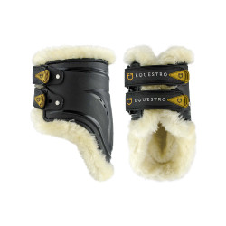 Fesselkopfgamaschen mit synthetischer Wolle Evolution Equestro Schwarz