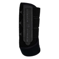 Vorne Gamaschen aus Neopren Respira Acavallo Schwarz Vorne Gamaschen aus Neopren Respira Acavallo Schwarz