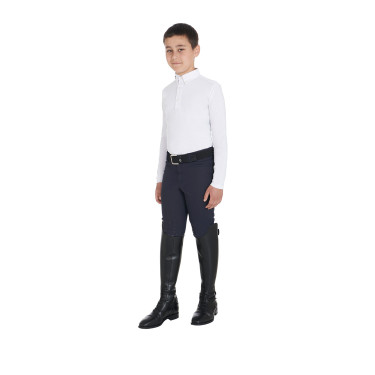 Wettkampf-Poloshirt Jungen tailliert langärmelig 3 Knöpfe Avetis Equestro Wettkampf-Poloshirt Jungen tailliert langärmelig 3 Knöpfe Avetis Equestro