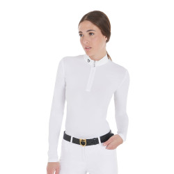 Wettkampf-Polohemd tailliert langarm Damen Artemis Equestro Wettkampf-Polohemd tailliert langarm Damen Artemis Equestro