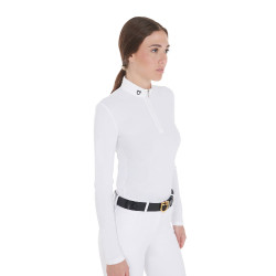 Wettkampf-Polohemd tailliert langarm Damen Artemis Equestro Wettkampf-Polohemd tailliert langarm Damen Artemis Equestro