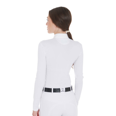 Wettkampf-Polohemd tailliert langarm Damen Artemis Equestro Wettkampf-Polohemd tailliert langarm Damen Artemis Equestro