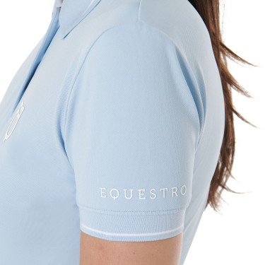 Trainingspolo für Damen aus atmungsaktivem Stoff Equestro Trainingspolo für Damen aus atmungsaktivem Stoff Equestro