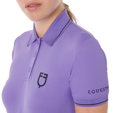 Trainingspolo für Damen aus atmungsaktivem Stoff Equestro Trainingspolo für Damen aus atmungsaktivem Stoff Equestro