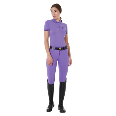 Trainingspolo für Damen aus atmungsaktivem Stoff Equestro Trainingspolo für Damen aus atmungsaktivem Stoff Equestro