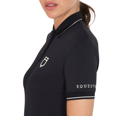 Trainingspolo für Damen aus atmungsaktivem Stoff Equestro Trainingspolo für Damen aus atmungsaktivem Stoff Equestro