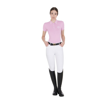 Trainingspolo für Damen aus atmungsaktivem Stoff Equestro Trainingspolo für Damen aus atmungsaktivem Stoff Equestro