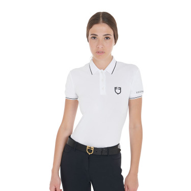 Trainingspolo für Damen aus atmungsaktivem Stoff Equestro Trainingspolo für Damen aus atmungsaktivem Stoff Equestro