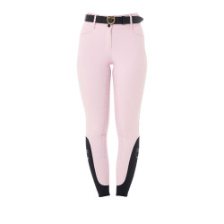 Hoch taillierte Damenreithose mit Vollbesatz Equestro Ballerina Rosa Hoch taillierte Damenreithose mit Vollbesatz Equestro Ballerina Rosa