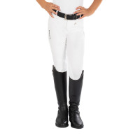 Kinderreithose Kasumi aus Stretchmaterial Equestro Weiß Wei&amp;amp;amp;amp;amp;szlig;