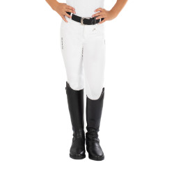 Kinderreithose Kasumi aus Stretchmaterial Equestro Weiß Wei&amp;amp;amp;amp;amp;szlig;