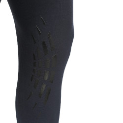 Herrenhose Zeus mit Kniebesatz aus Stretch-Baumwolle Equestro Marine Marineblau